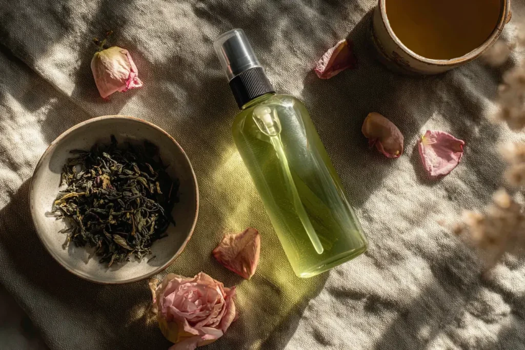 Groene thee & rozenwater toner